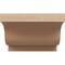 Ekena Millwork 6in. W x 4in. H x 28in. L Newport Woodgrain TimberThane Rafter Tail, Primed Tan RFTUR06X04X28NEWRCPR - alternate 2
